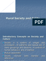 Rural Society and Polity - Lecture I