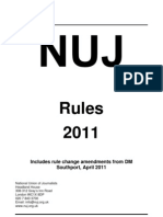 NUJ Rule Book 2011