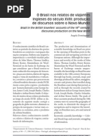 Domingues, Angela. O Brasil no Relato dos Viajantes do seculo XVIII.. producao de discursos sobre o novo mundo.pdf