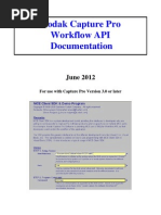 Kodak CapPro Software Workflow API-June2012