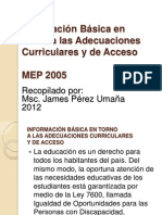 Adecuaciones Curriculares