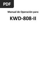 Download Manual de Operacin para KWD-808-II by Albert Slasher SN132682266 doc pdf