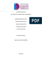 Pesquisa Sobre o Sistema Operacional de Tempo Real