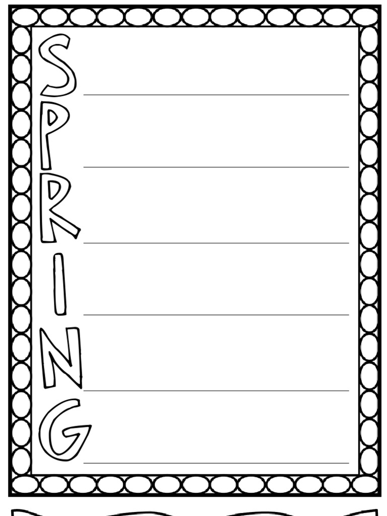 Spring Acrostic Poem