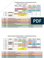PGPM II Sem Schedule