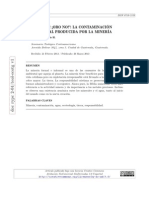 Contaminación ambiental producida por la minería