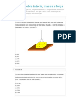 Exercício Sobre Inércia