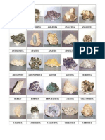 Lista de Minerales - Joseph