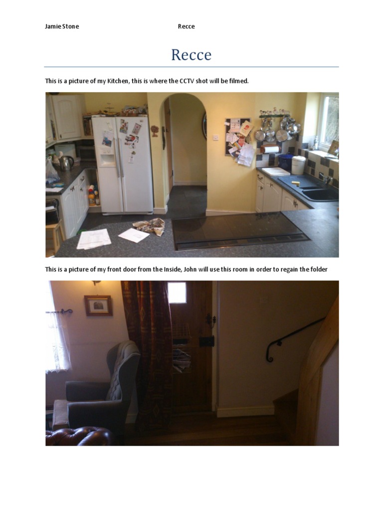 Recce Locations for Film Scenes | PDF