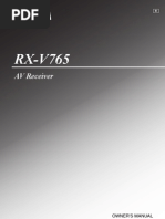 Download Yamaha Rx-V765 Eng by liviugiurgi SN132706650 doc pdf