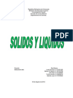 Solidos y Liquidos