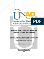 Evaluación de software y procesos de desarrollo