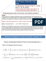 PHYS 219 General Physics: Electricity, Light and Modern Physics