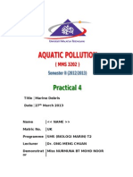 Practical 4 Template - SMS Biologi Marin