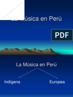 4. La Música en Perú