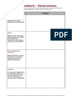 Ladder of Feedback - WORKSHOP PDF