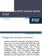 Animasi Interaktif Melalui Action Script