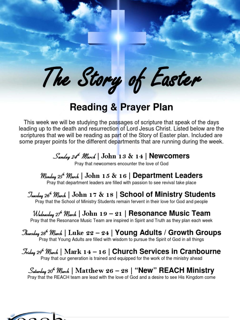 The Story of Easter Ministry Of Jesus Easter