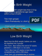 Low Birth Weight