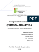 Relatório prática 01 - Química Analítica