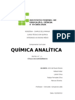 Relatório Prática 02 - Química Analítica