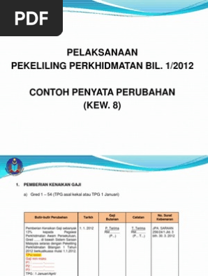 Garis Panduan Kew8 Ssmb 20042012 Pdf
