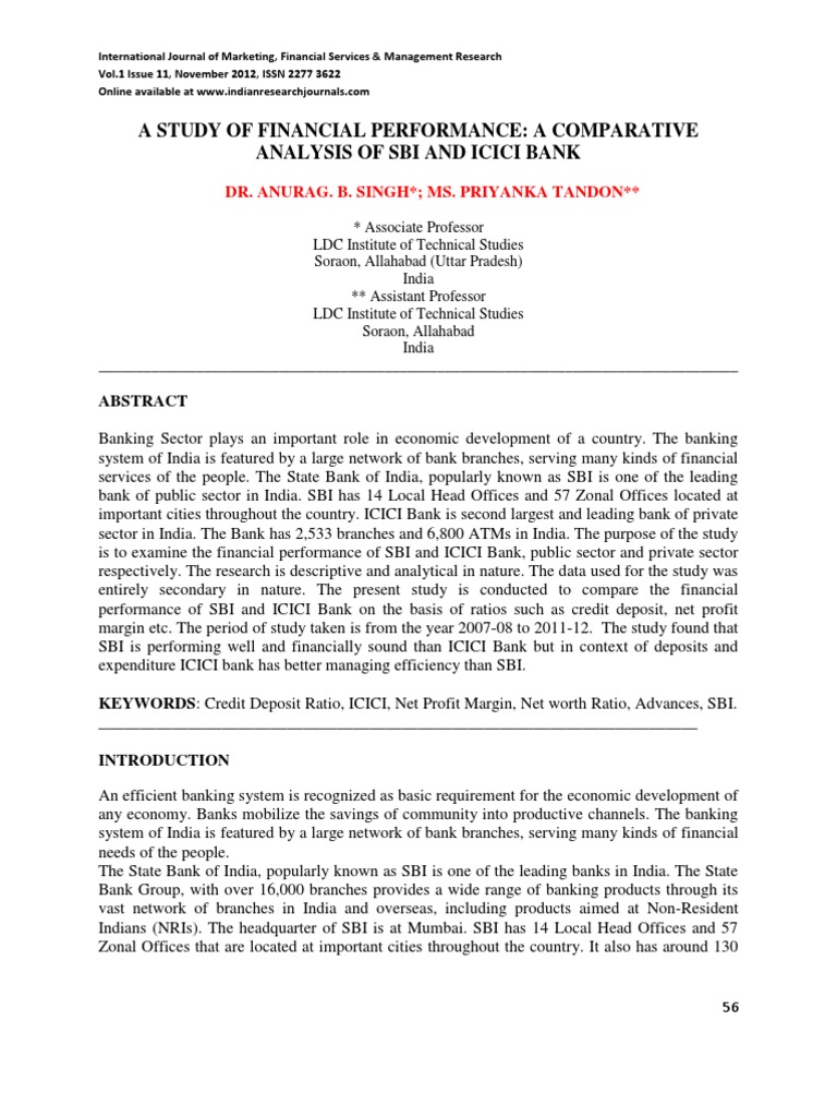 A Study On Financial Performance | PDF | Finance & Money Management