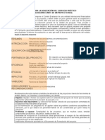 Guía evaluación ex ante proyectos