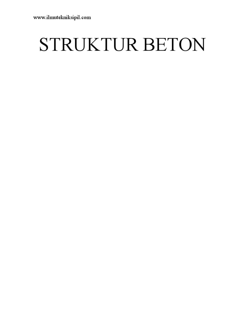 Modul Struktur Beton PDF | PDF