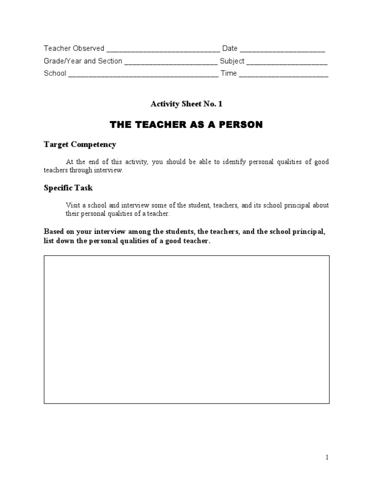 Activity Sheets | Community | Teachers