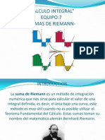 Sumas de Riemann