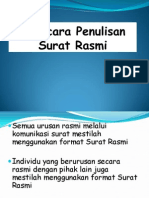 T4. Tatacara Penulisan Surat Rasmi