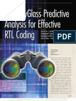 Use Spyglass Predictive Analysis For Effective RTL Coding