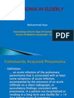 Muhammad Ilyas Pulmonology Division on Community Acquired Pneumonia (CAP