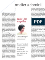 Sommelier A Domicili, Article Publicat A El 3 de Vuit