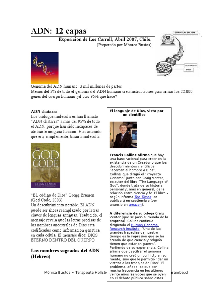 Las 12 Capas del ADN según Kryon | PDF | Adn | Dios