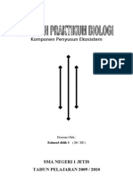 Laporan Praktikum Biologi - Komponen Penyusun Ekosistem