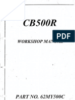 CB500R Workshop Manual Komplett