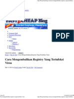 Download Cara Mengembalikan Registry Yang Terinfeksi Virus by Rizal Fauzi SN132782561 doc pdf