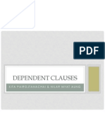 Dependent Clauses