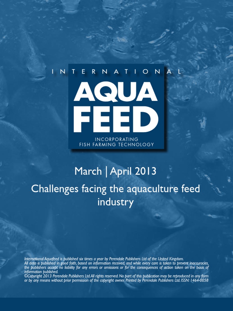 Challenges facing the aquaculture feed industry Aquaculture