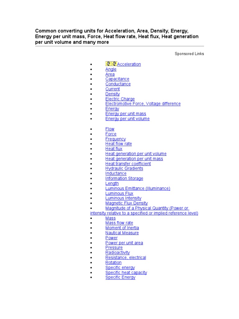 Unit Conversion Guide for Engineers | PDF | Gallon | Grain (Unit)