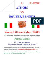 Affiche souper pennes 2009