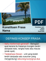 Konstituen Frasa Nama