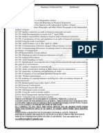 Selected Standards On Auditing - Summary - Sathya Raghu