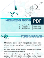 Tugas Biokimia Mekanisme Aksi Enzim