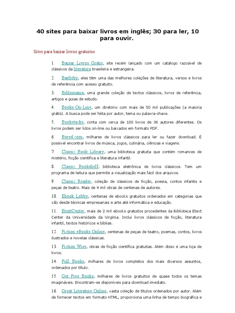 Literatura Infantil Grátis em PDF