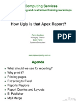 How Ugly is that Apex Report