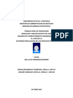 Metodologia para Estudio de Comportamiento Organizacional PDF