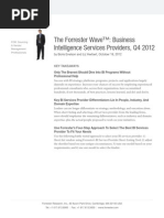 The Forrester Wave Business Intelligence Services Providers